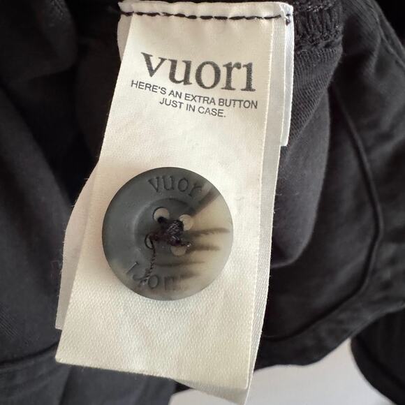 Vuori MacKenzie Black Button Down Shirt Jacket Size M/L - Picture 4 of 8